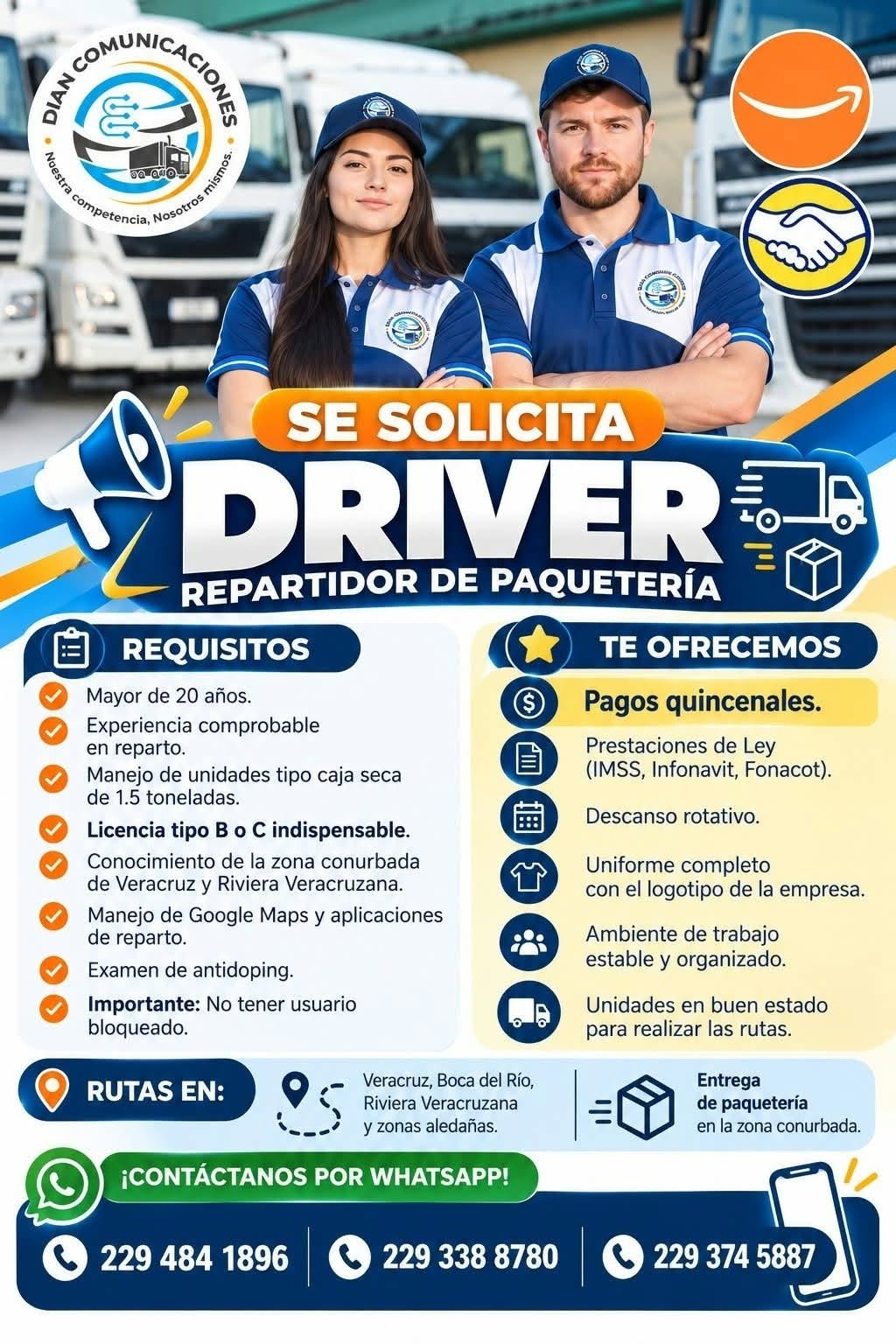 Repartidor de Paquetería