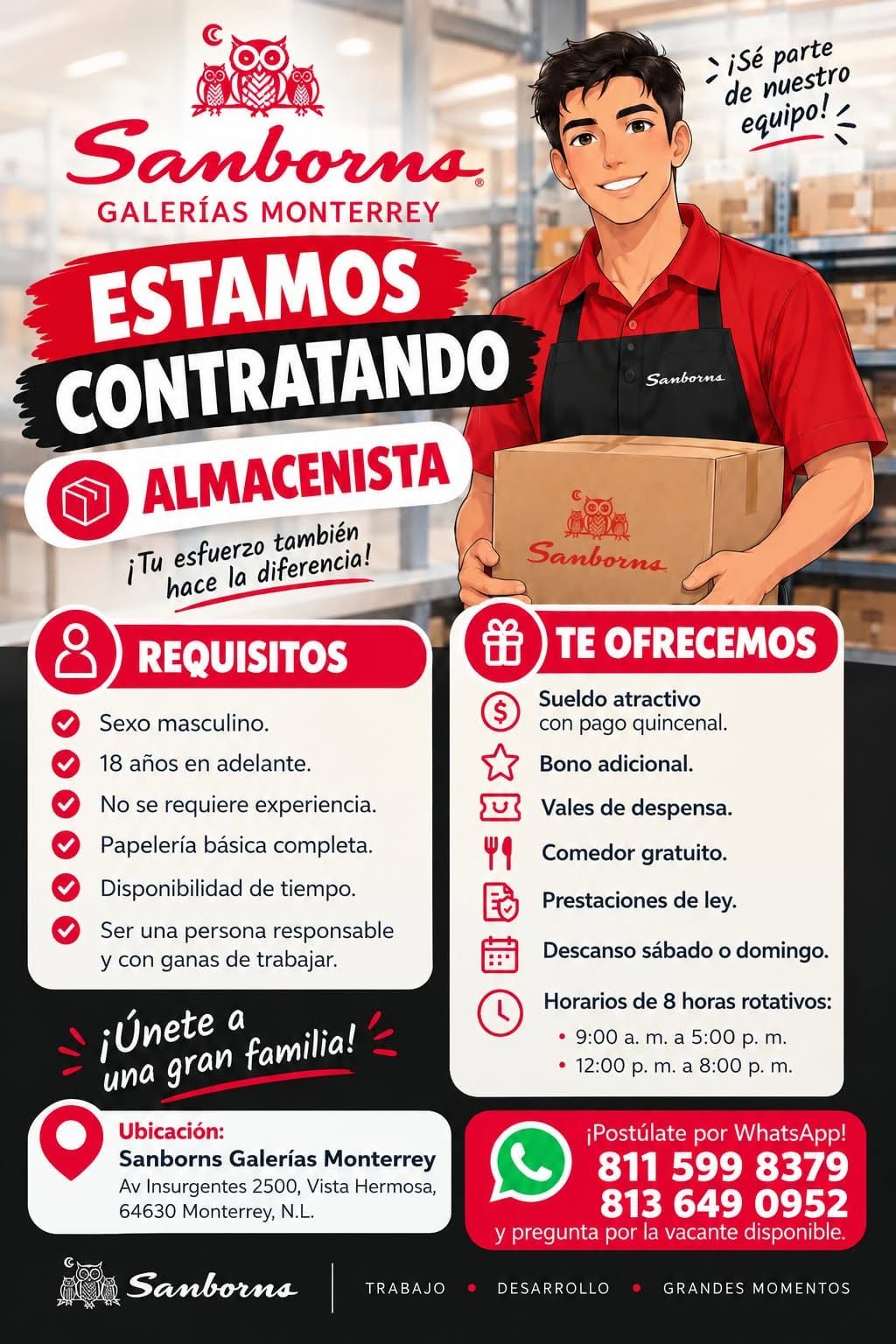 Vacante disponible
