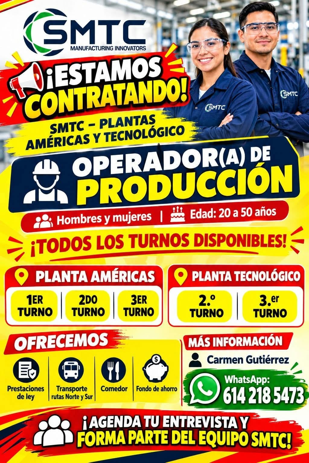 Operador(a) de Producción