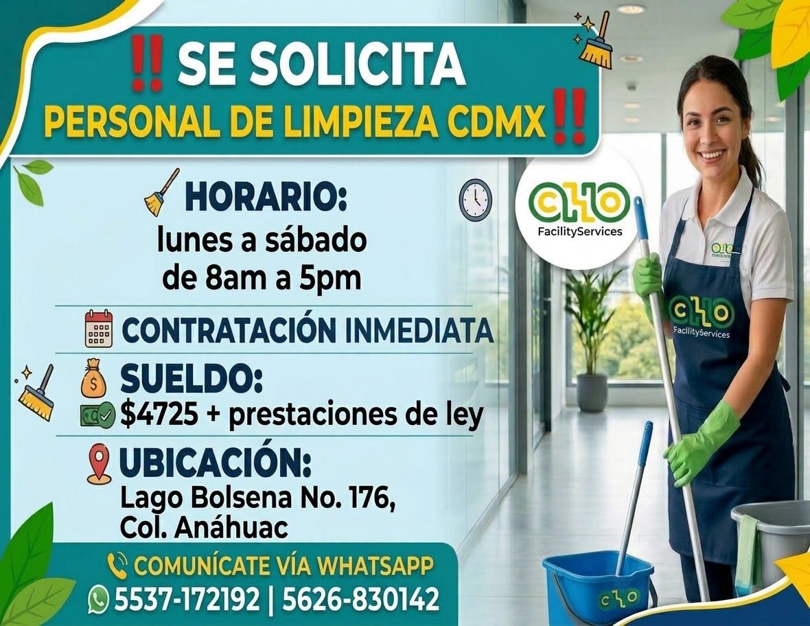 Personal de Limpieza