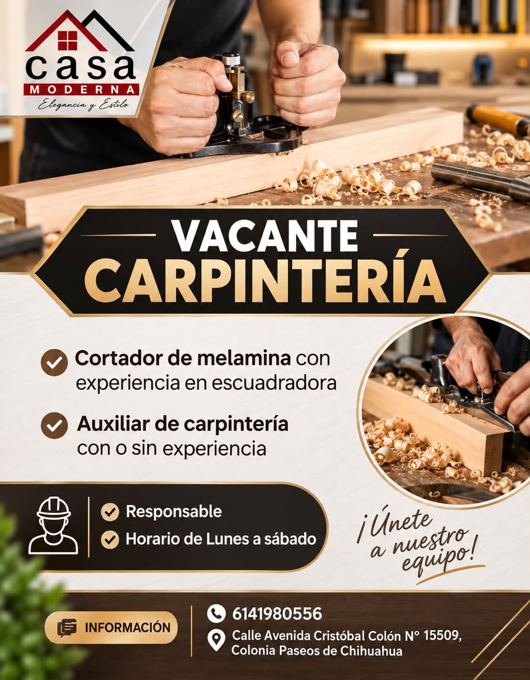 Vacante disponible