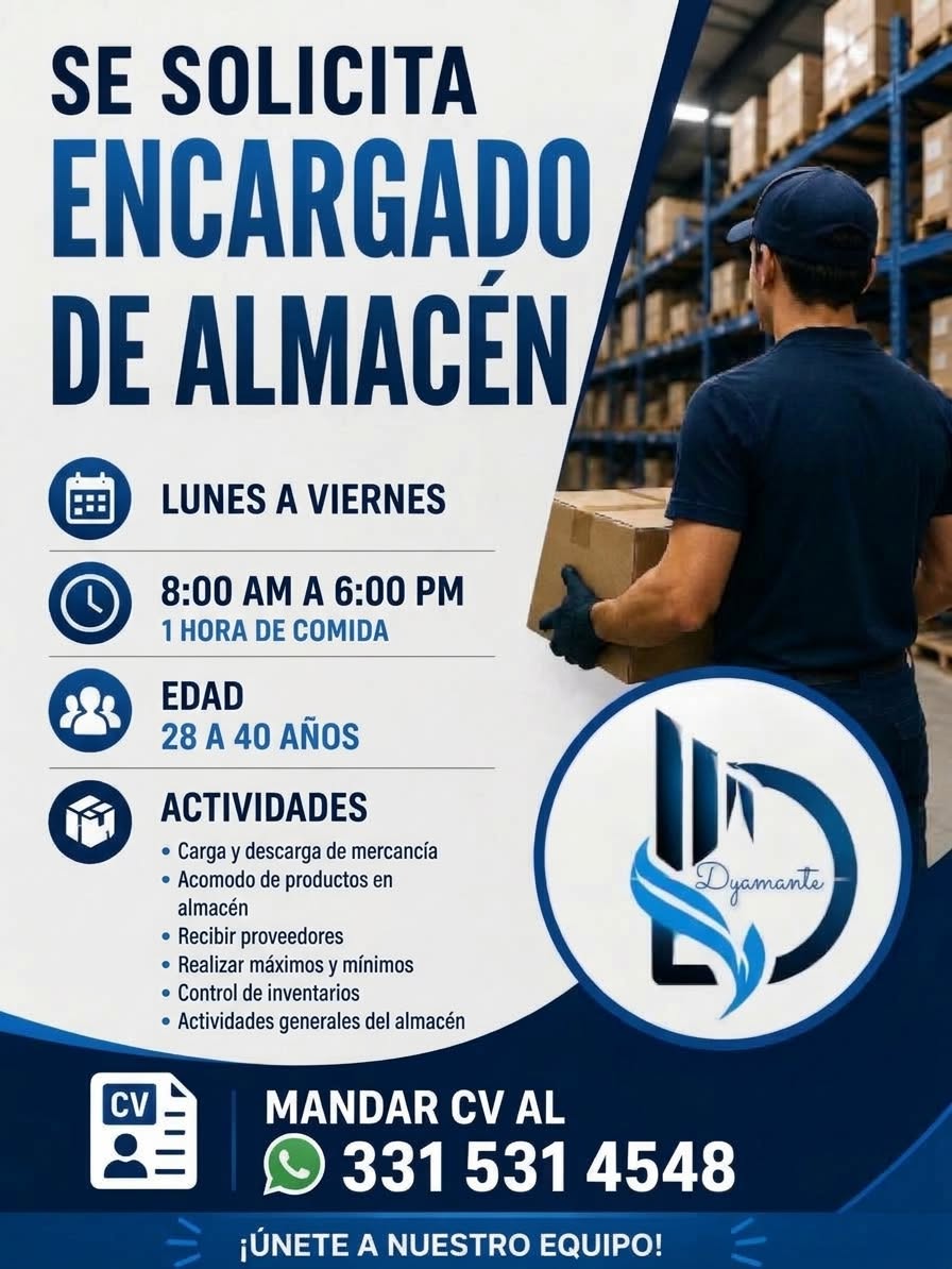 Encargado de Almacén