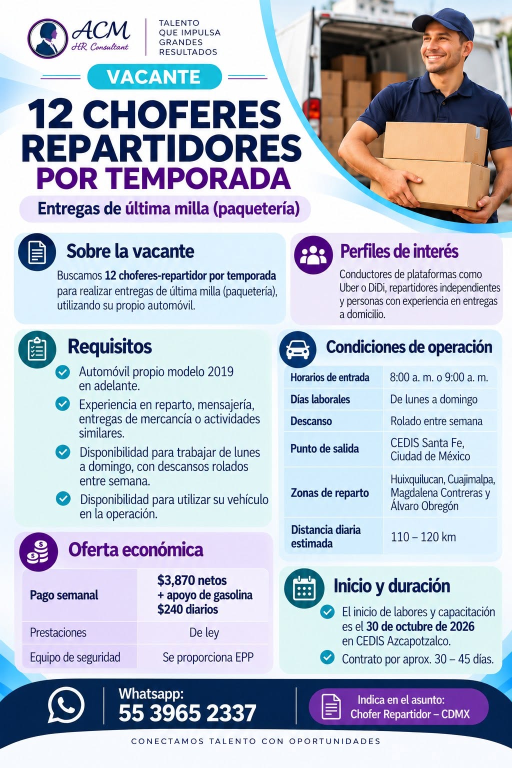 Chofer-repartidor