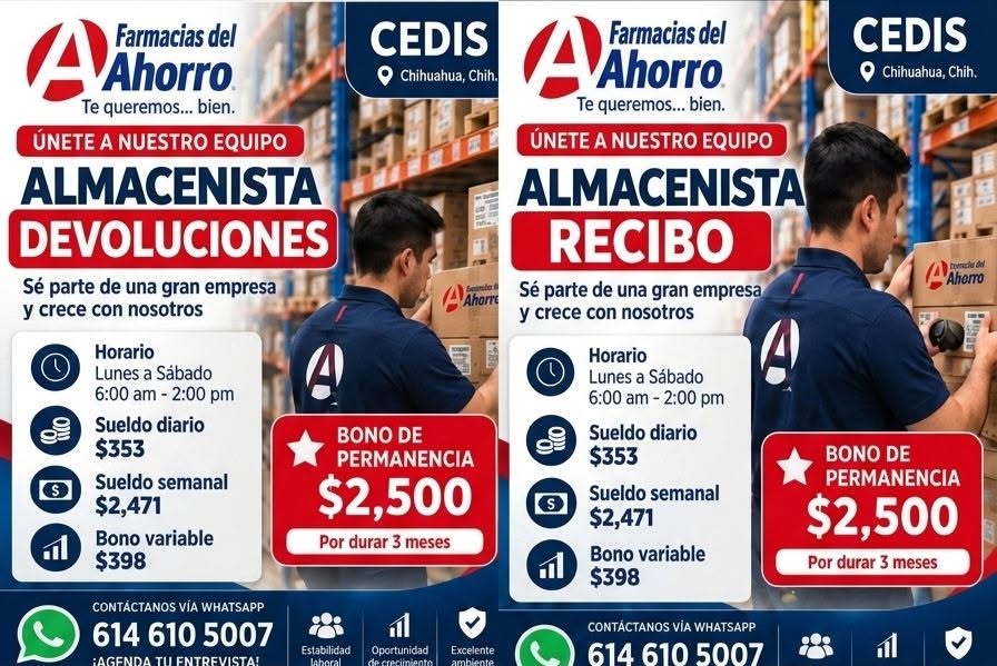 Almacenista de Recibo