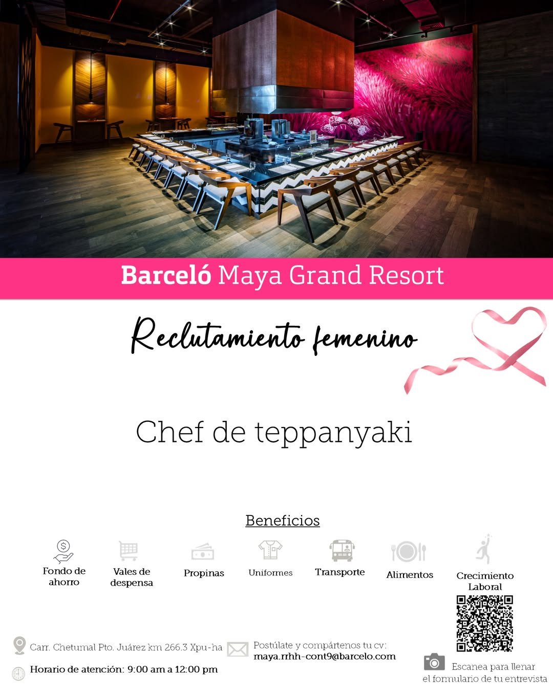 Vacante disponible