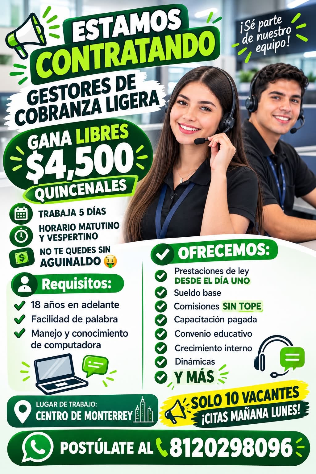 Vacante disponible