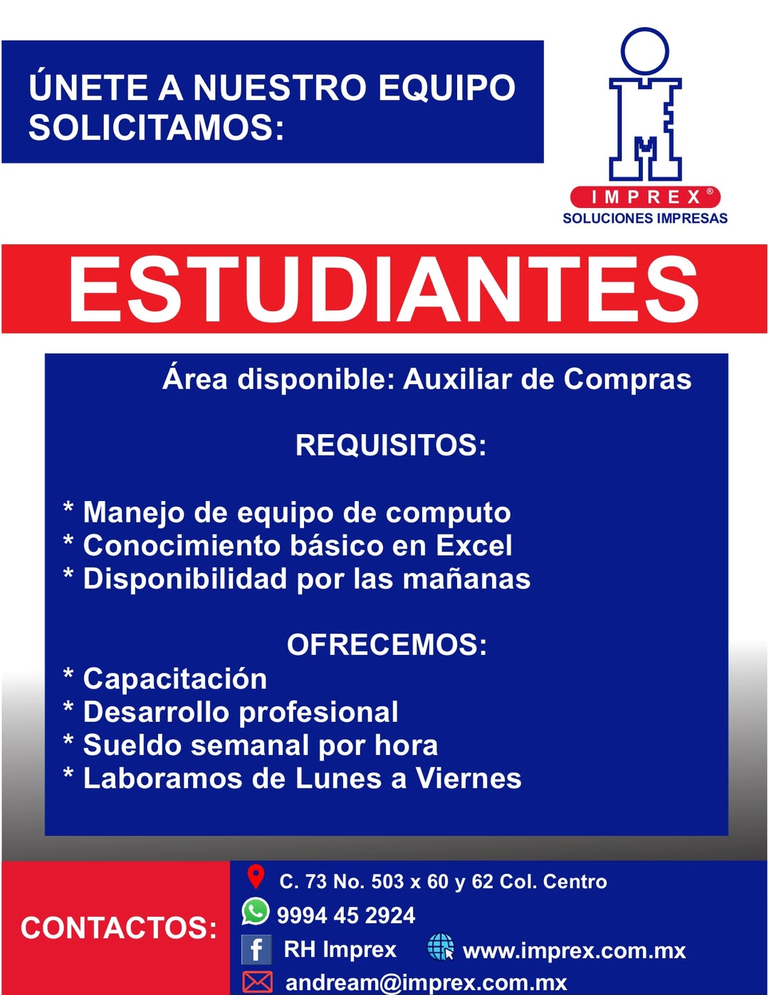 Vacante disponible