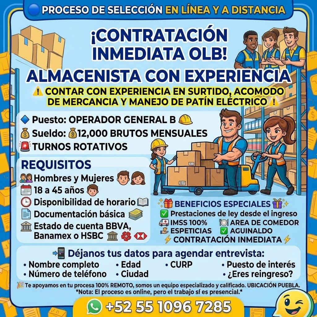 Vacante disponible