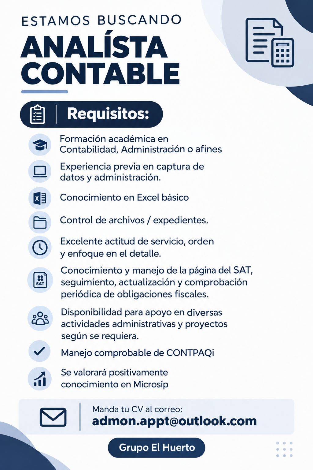 Analista Contable