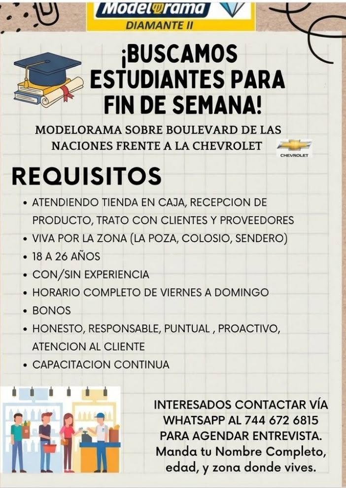Vacante disponible