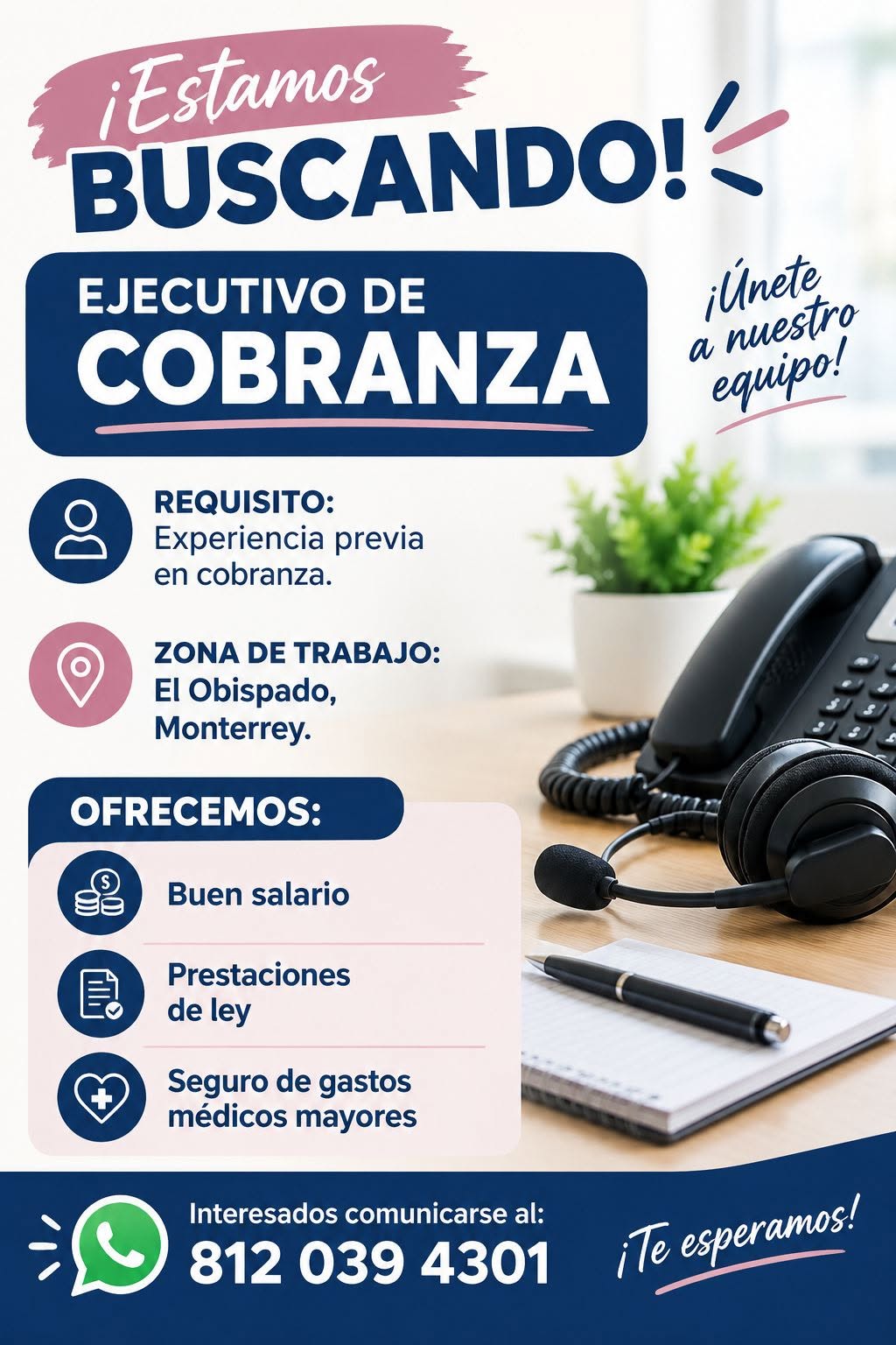 Vacante disponible