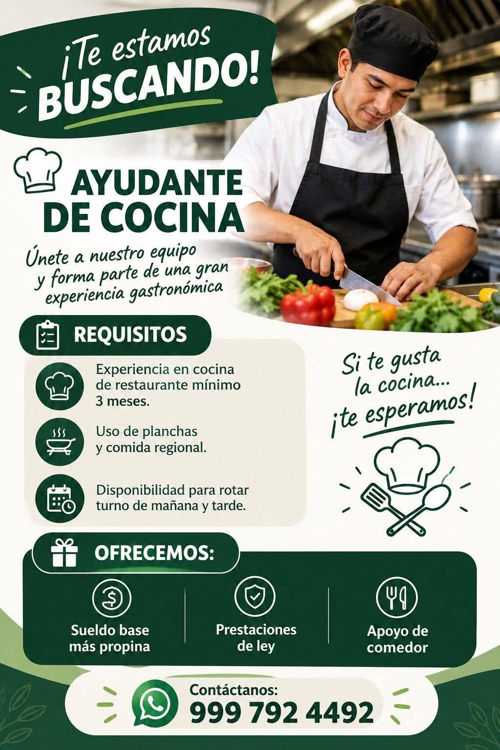Oportunidad en Cocina