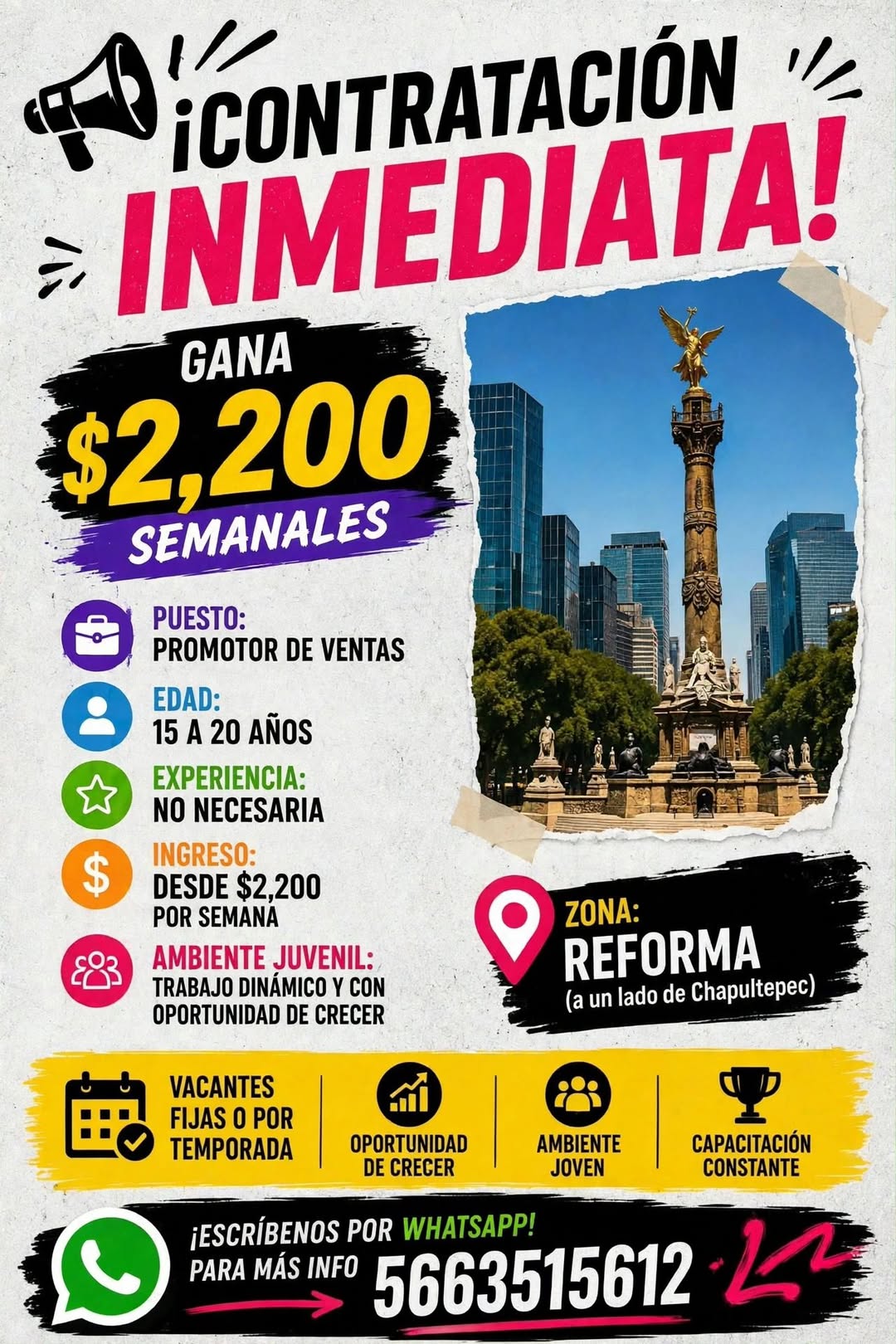Vacante disponible
