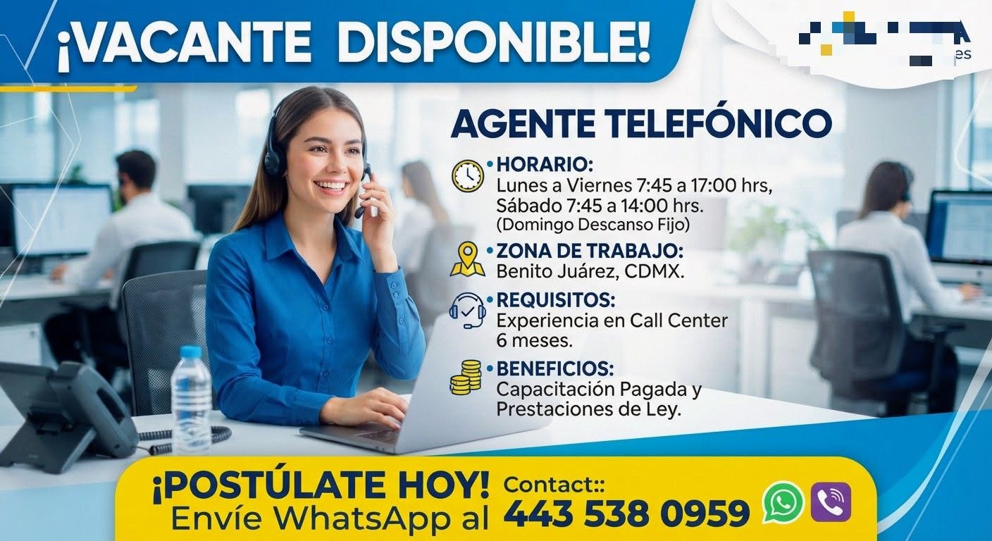 Vacante disponible