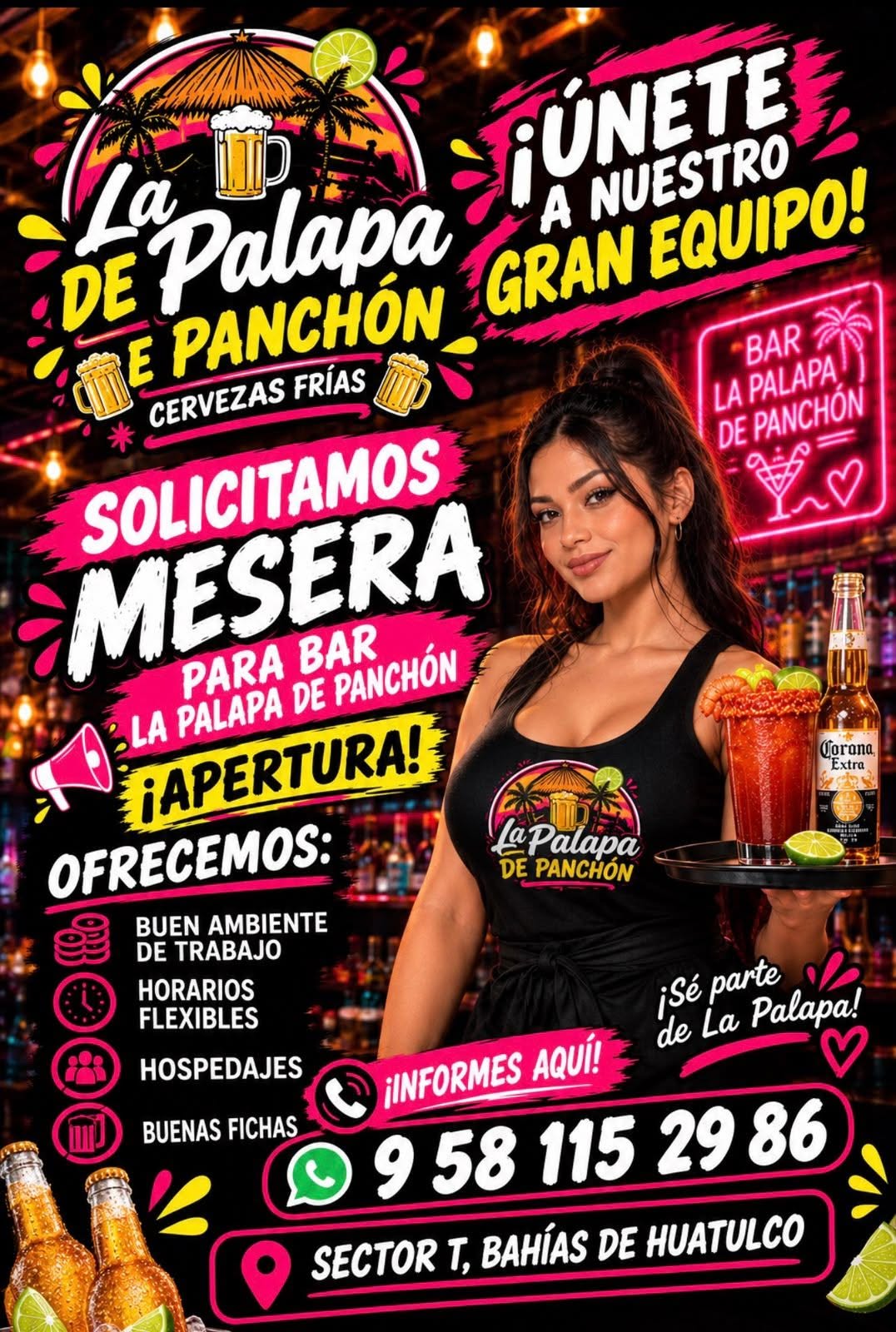 Chica para bar