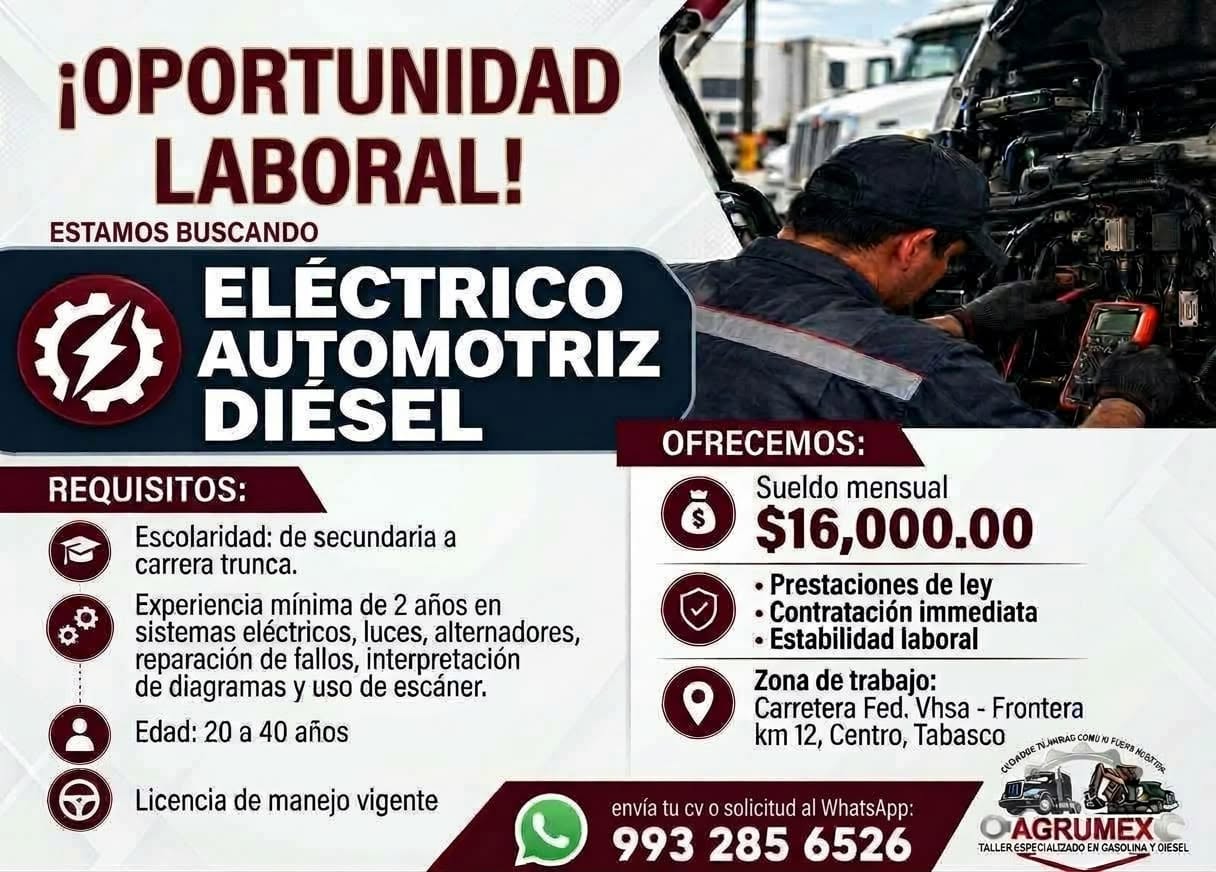 Eléctrico Automotriz Diesel
