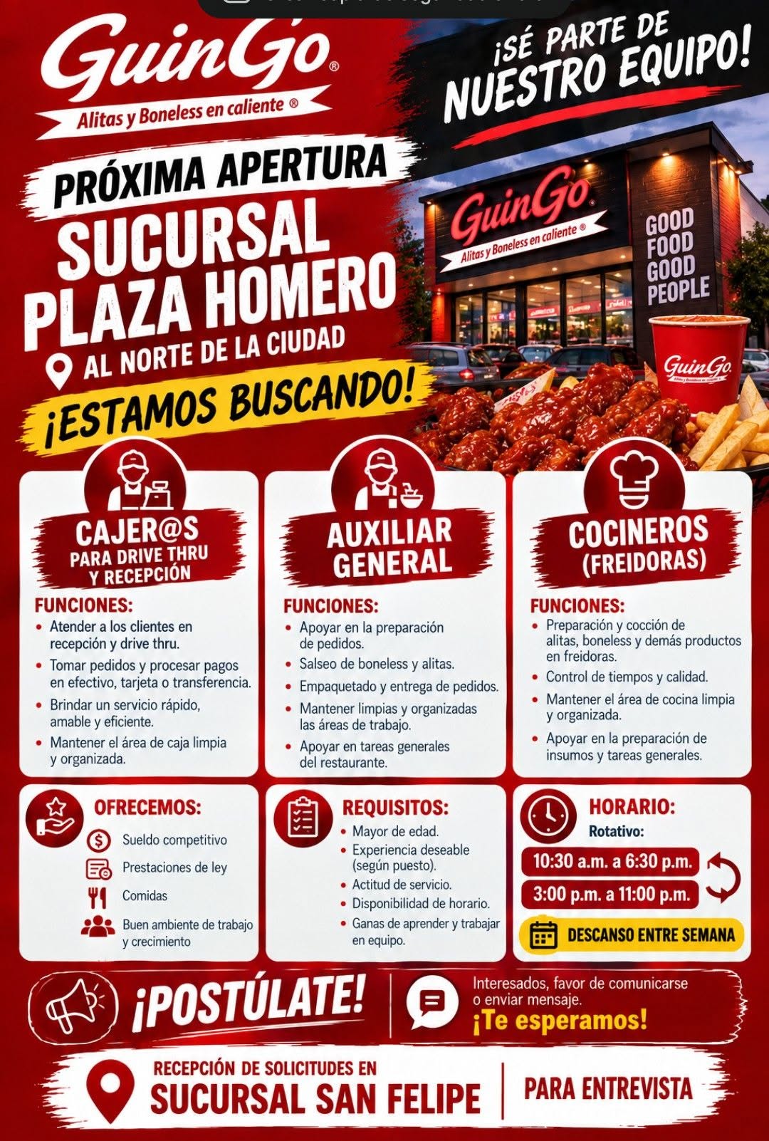 Vacante disponible
