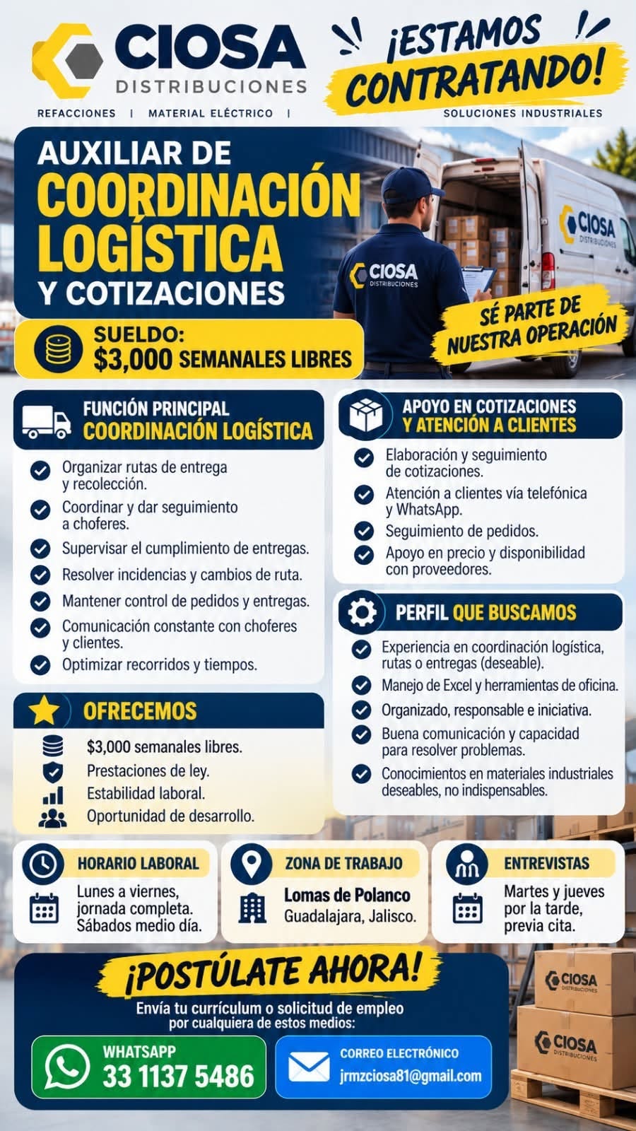 Coordinador Logístico