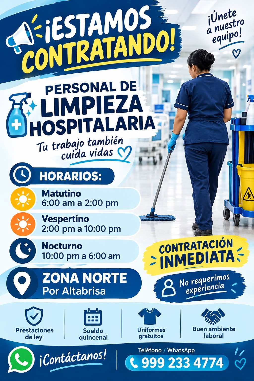 Personal de Limpieza Hospitalaria