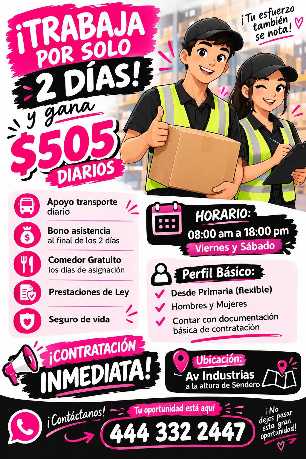 Vacante disponible