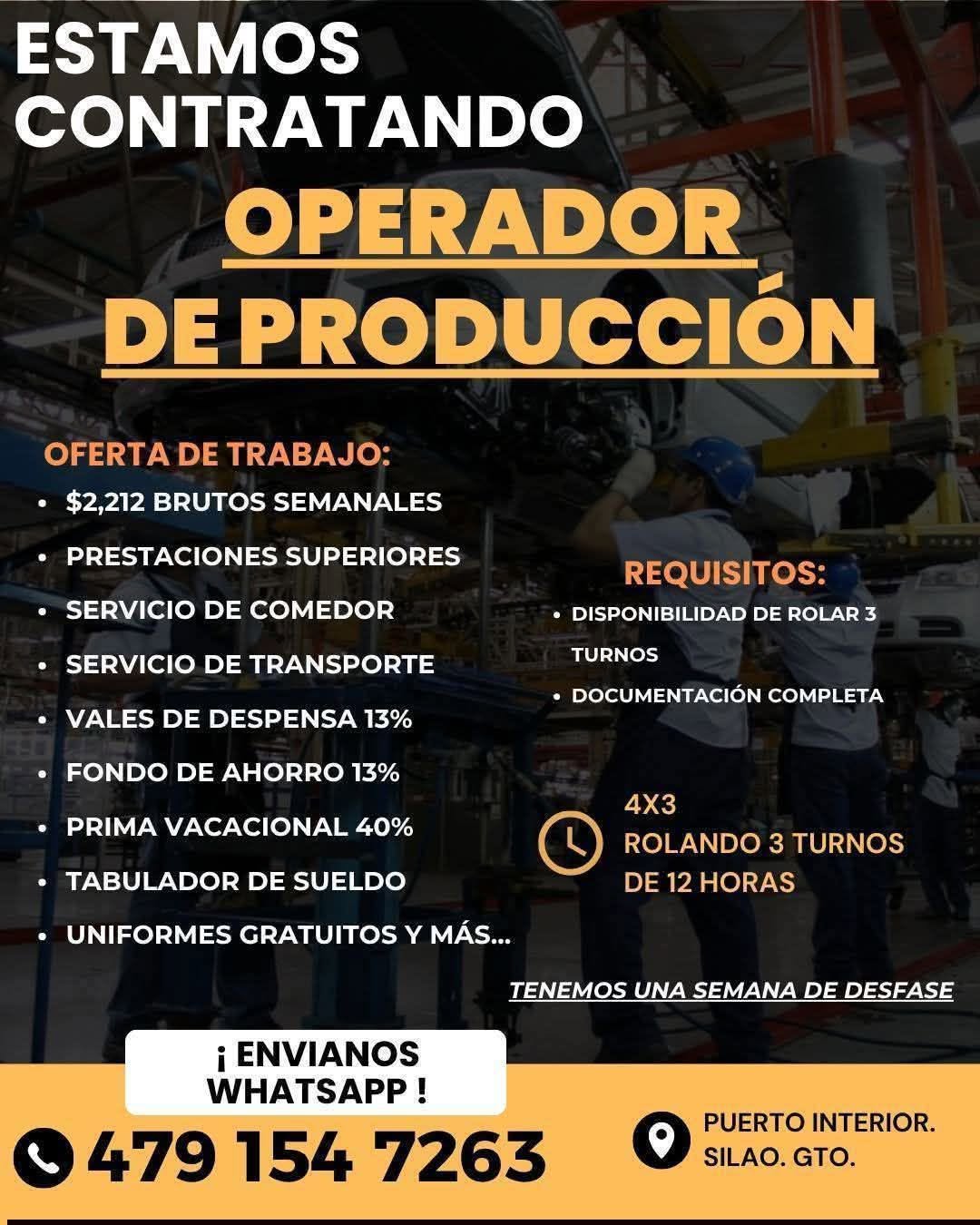 Vacante disponible