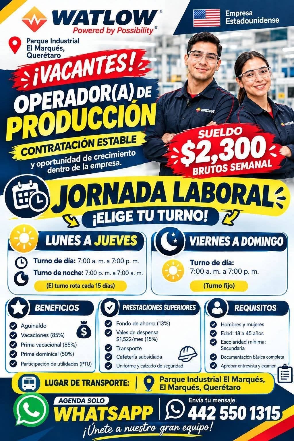 Vacante disponible