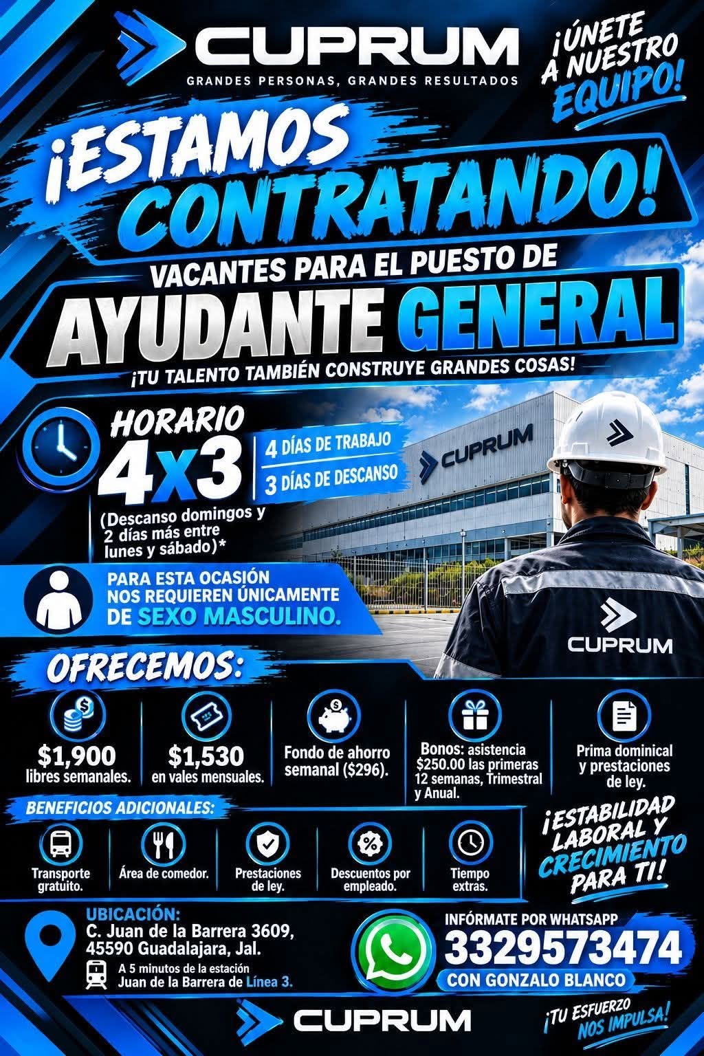 Vacante disponible