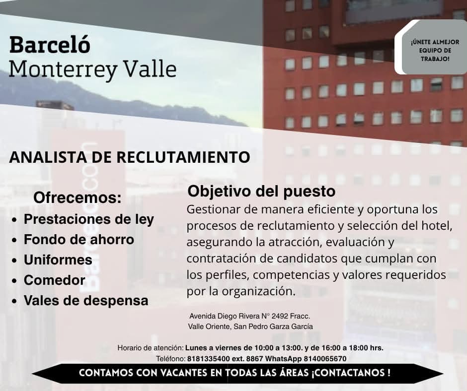 Vacante disponible
