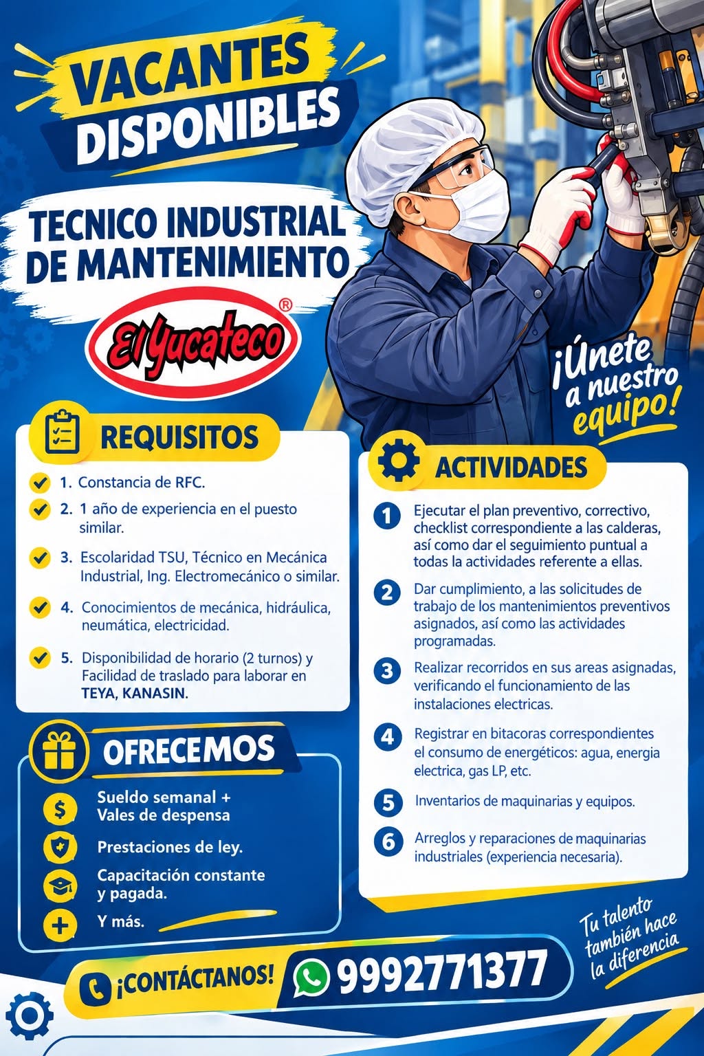 Técnico de Mantenimiento Industrial