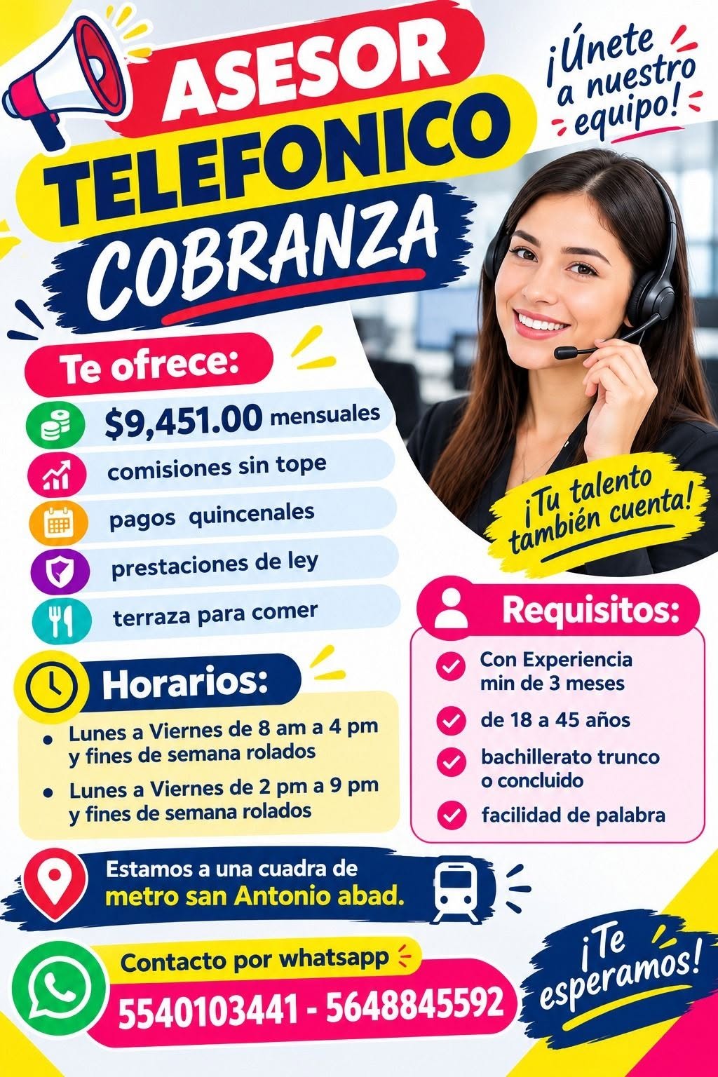 Vacante disponible