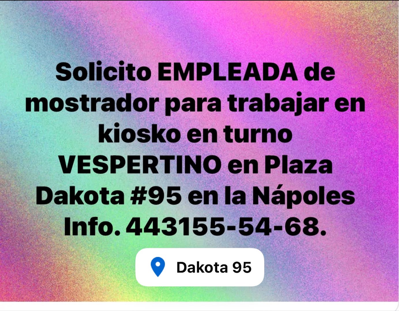 Empleado de Mostrador