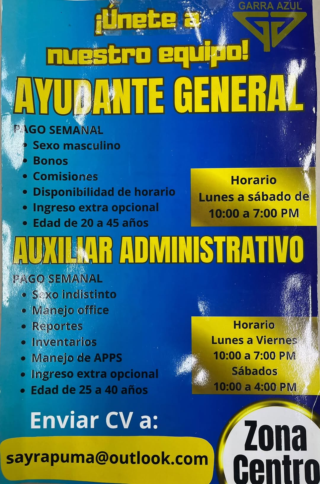 Vacante disponible