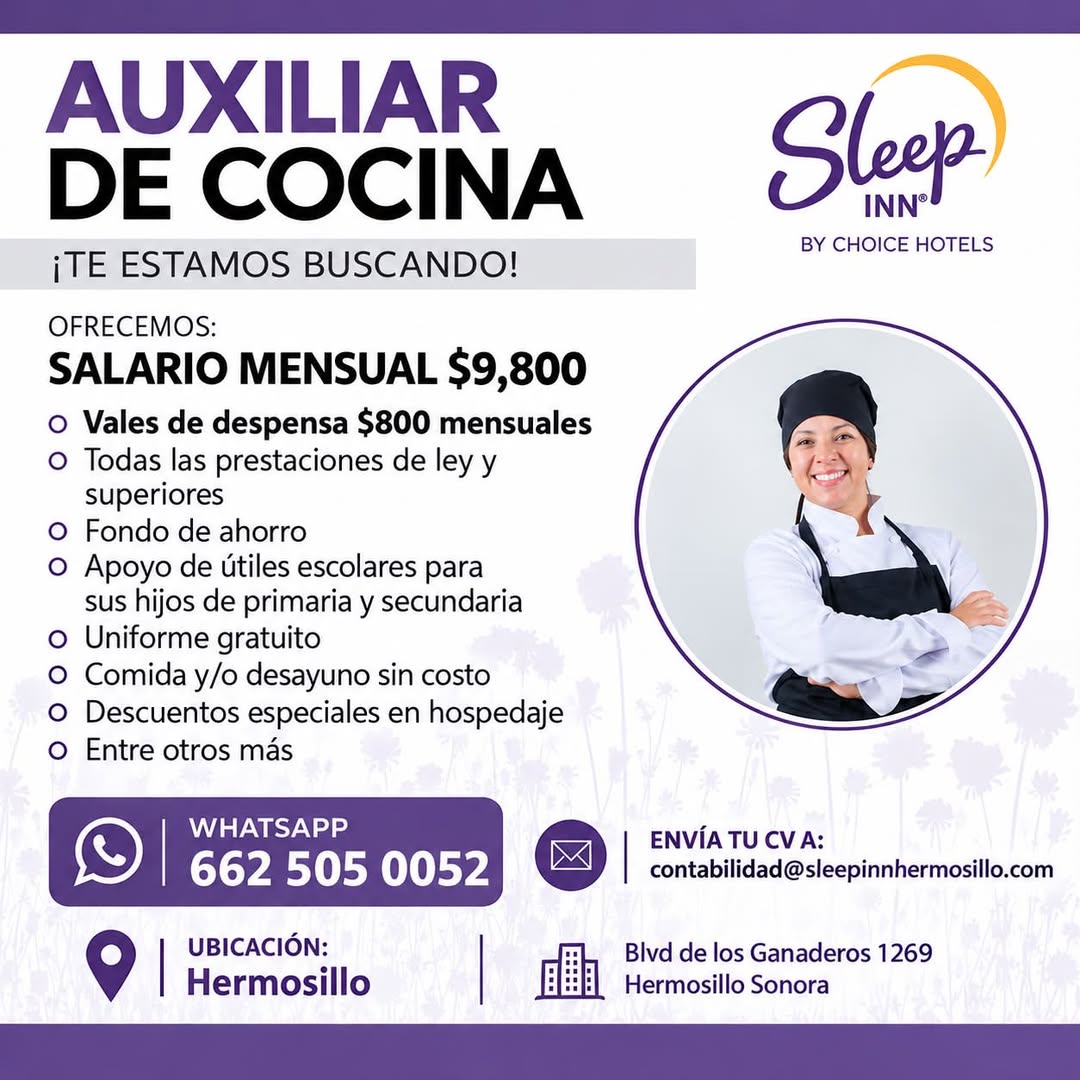 Auxiliar de Cocina