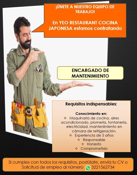 Encargado de mantenimiento