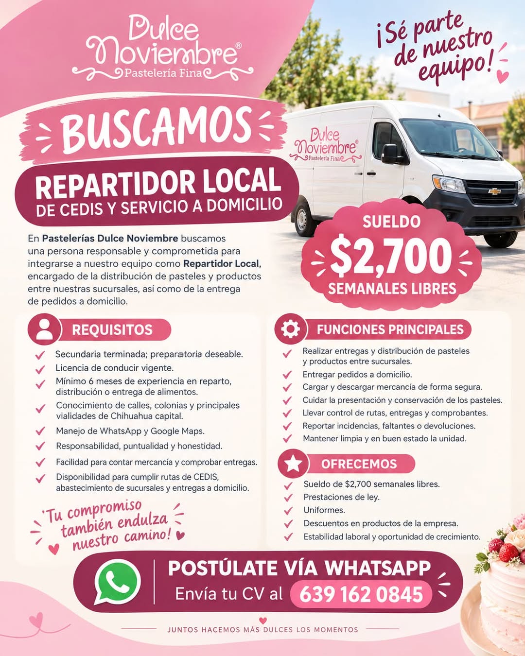 Vacante disponible