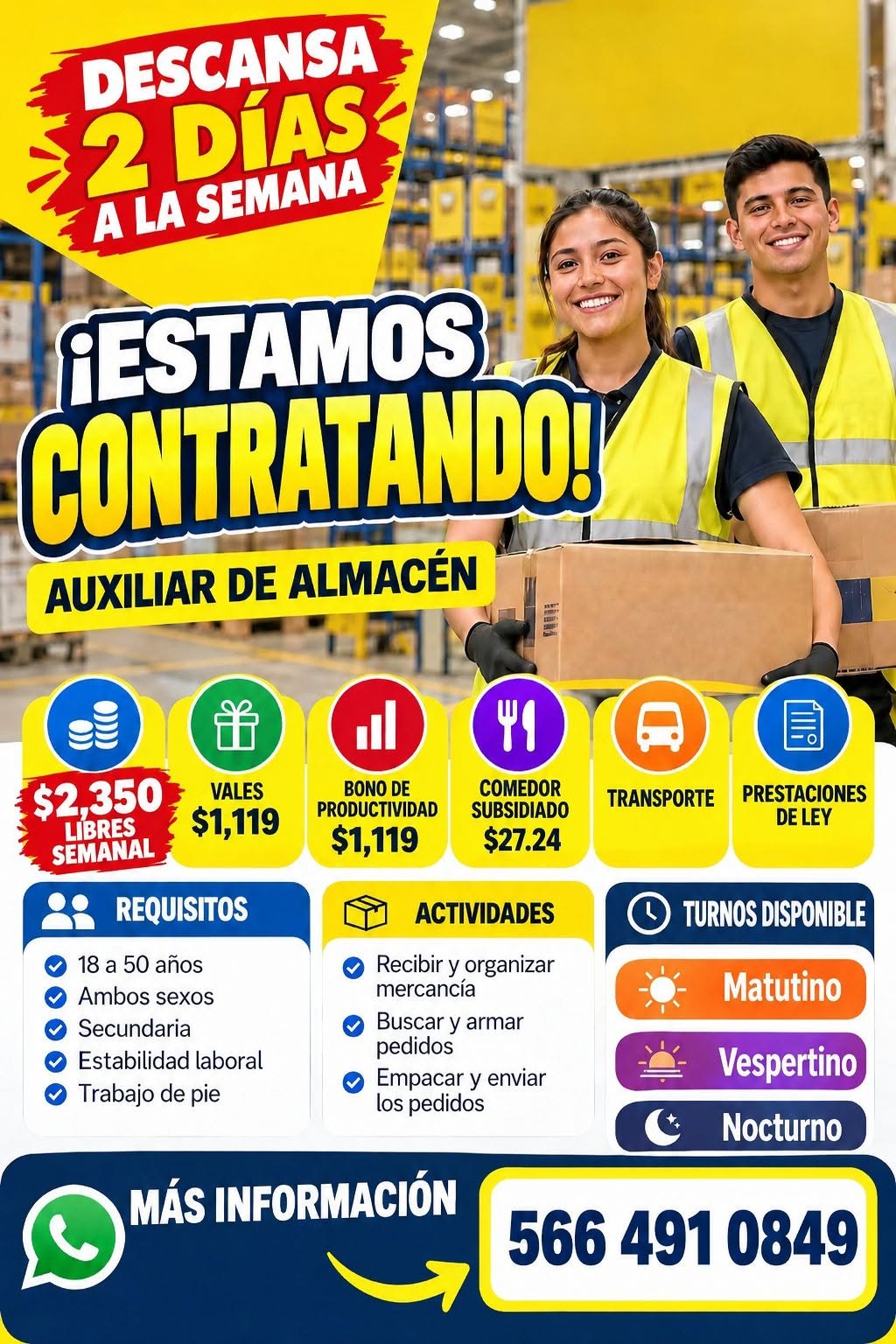 Vacante disponible
