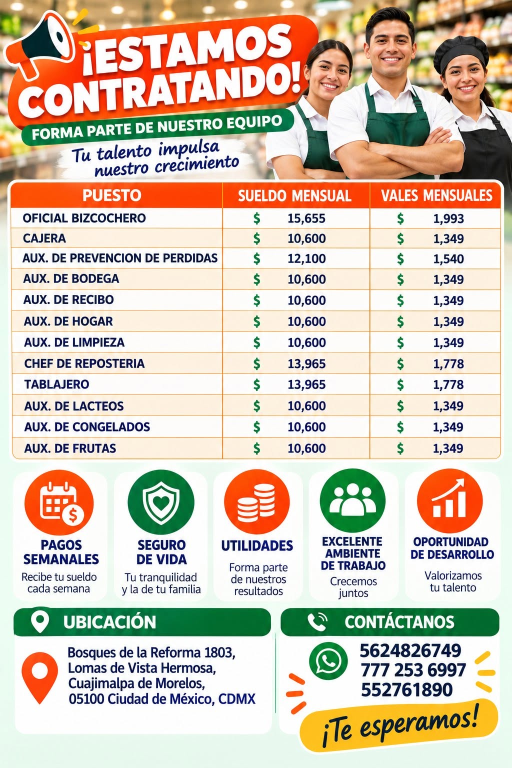 Vacante disponible