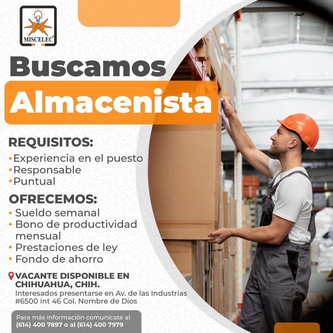 Auxiliar de Almacén