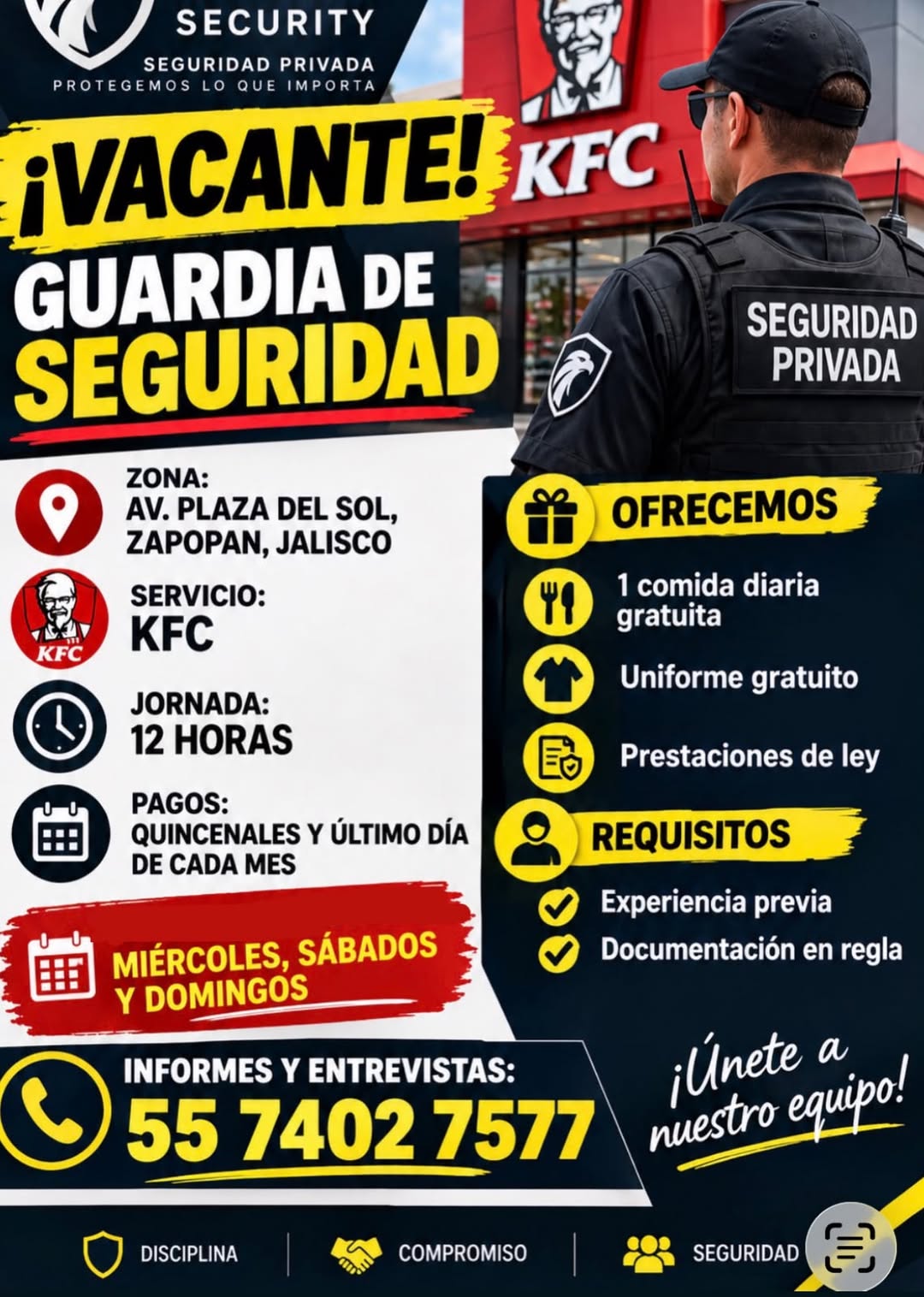 Vacante disponible