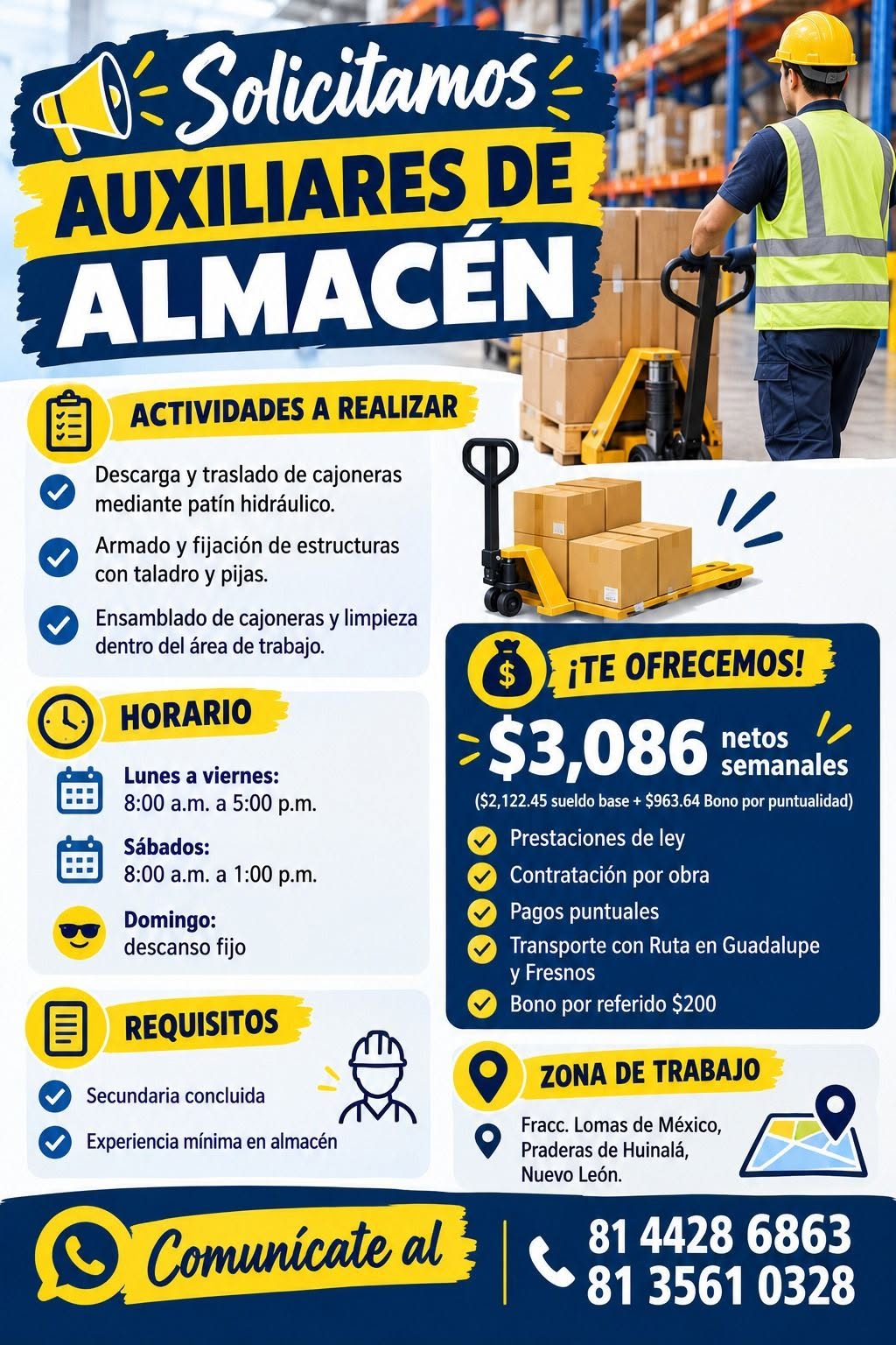 Auxiliar de almacén