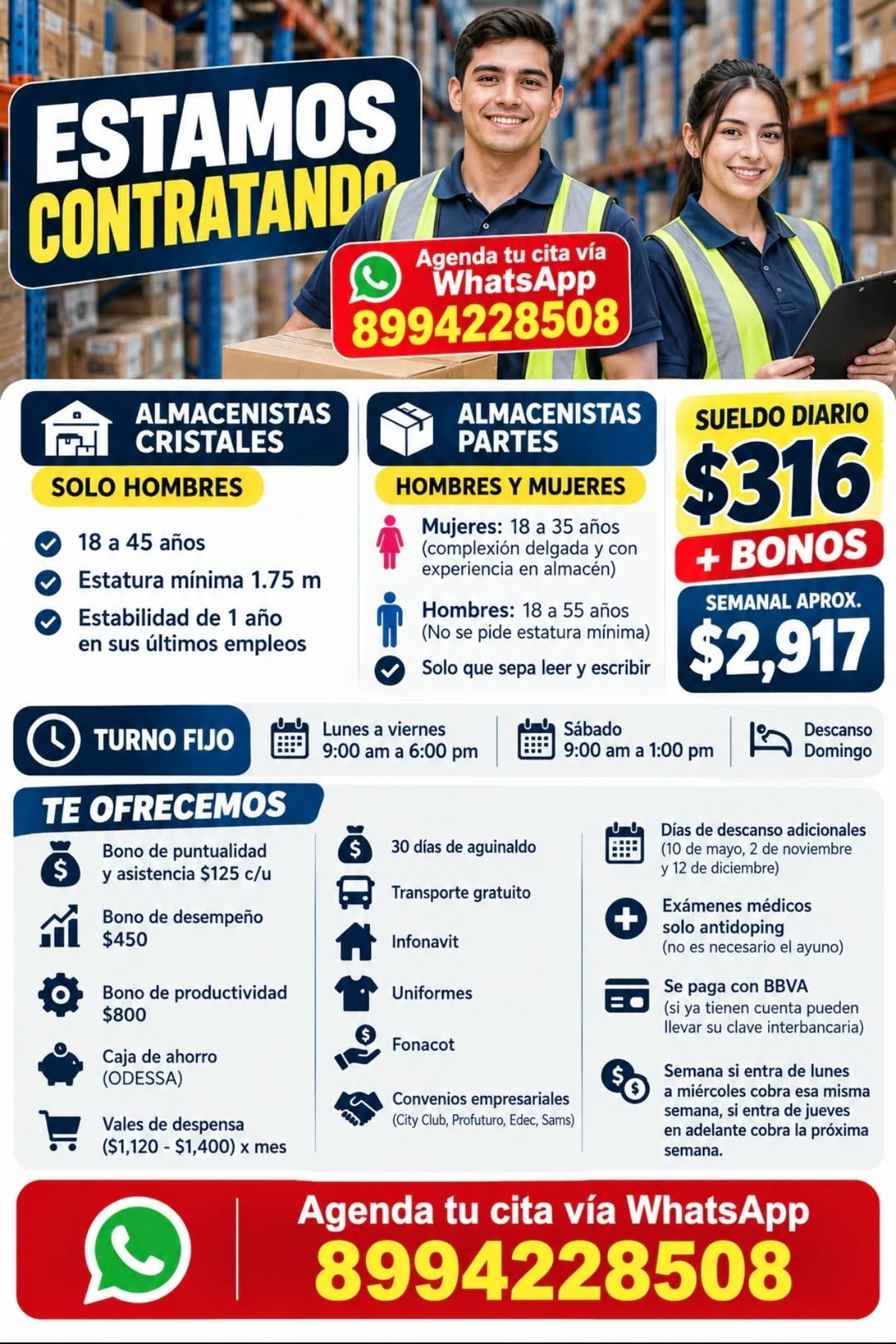 Vacante disponible