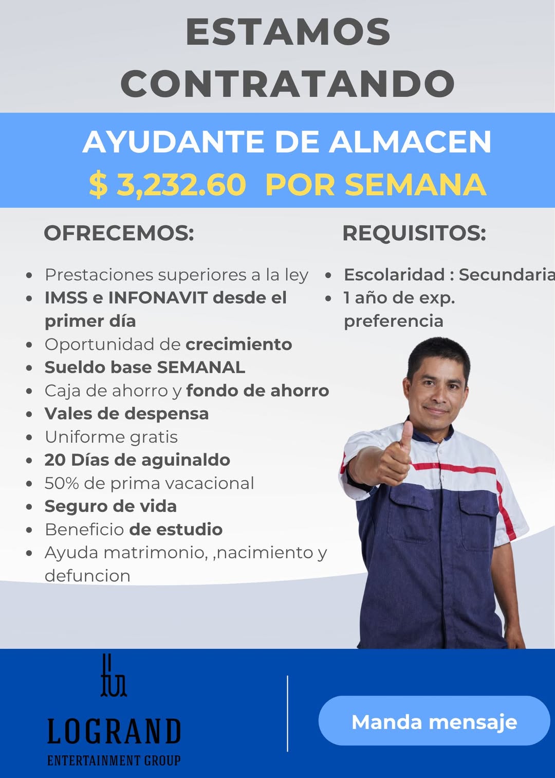Vacante disponible