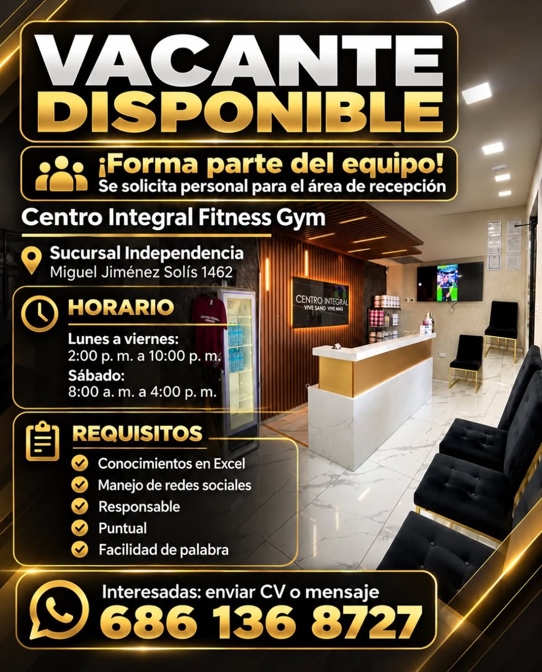 Vacante disponible
