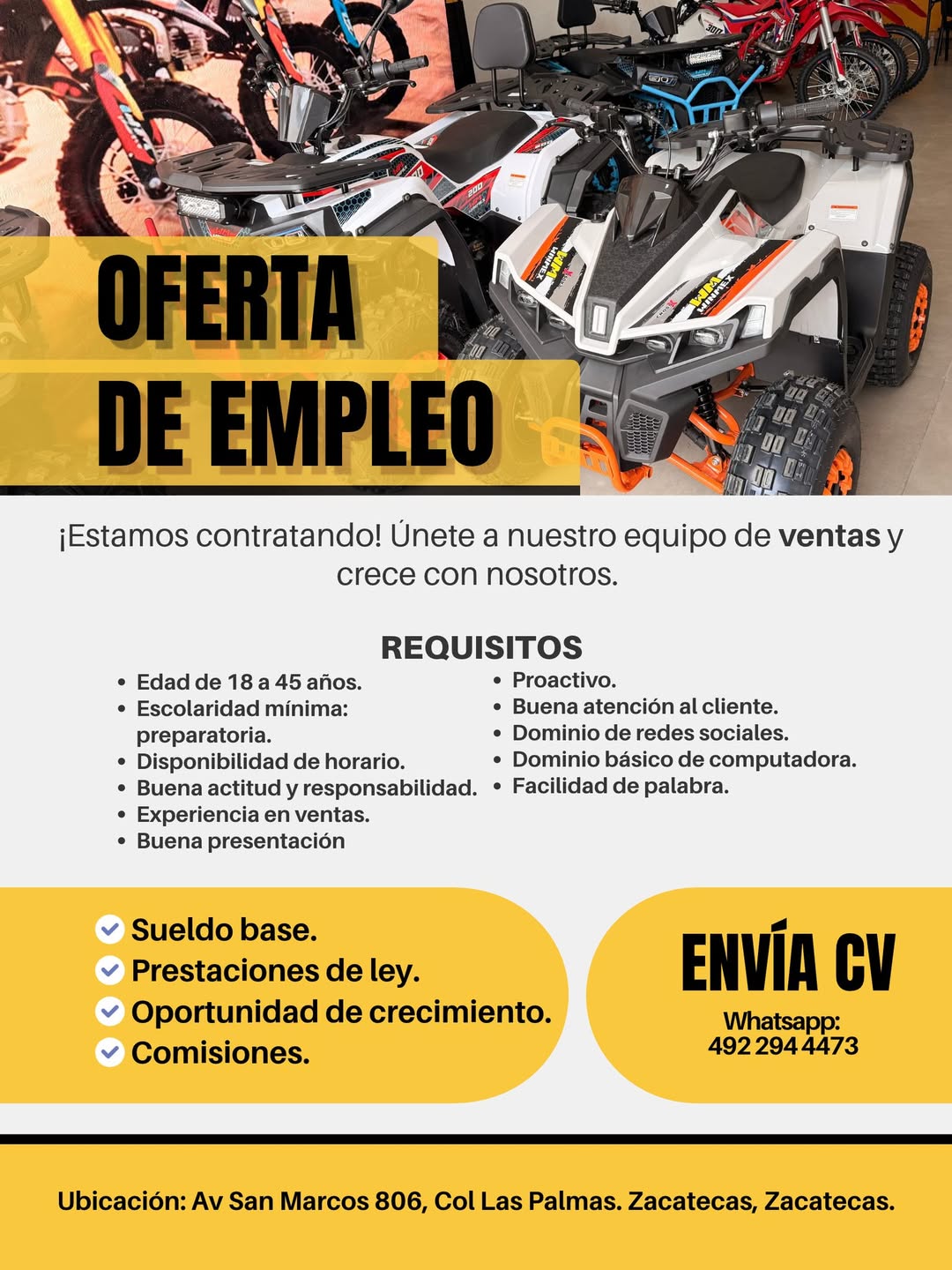 Vacante disponible