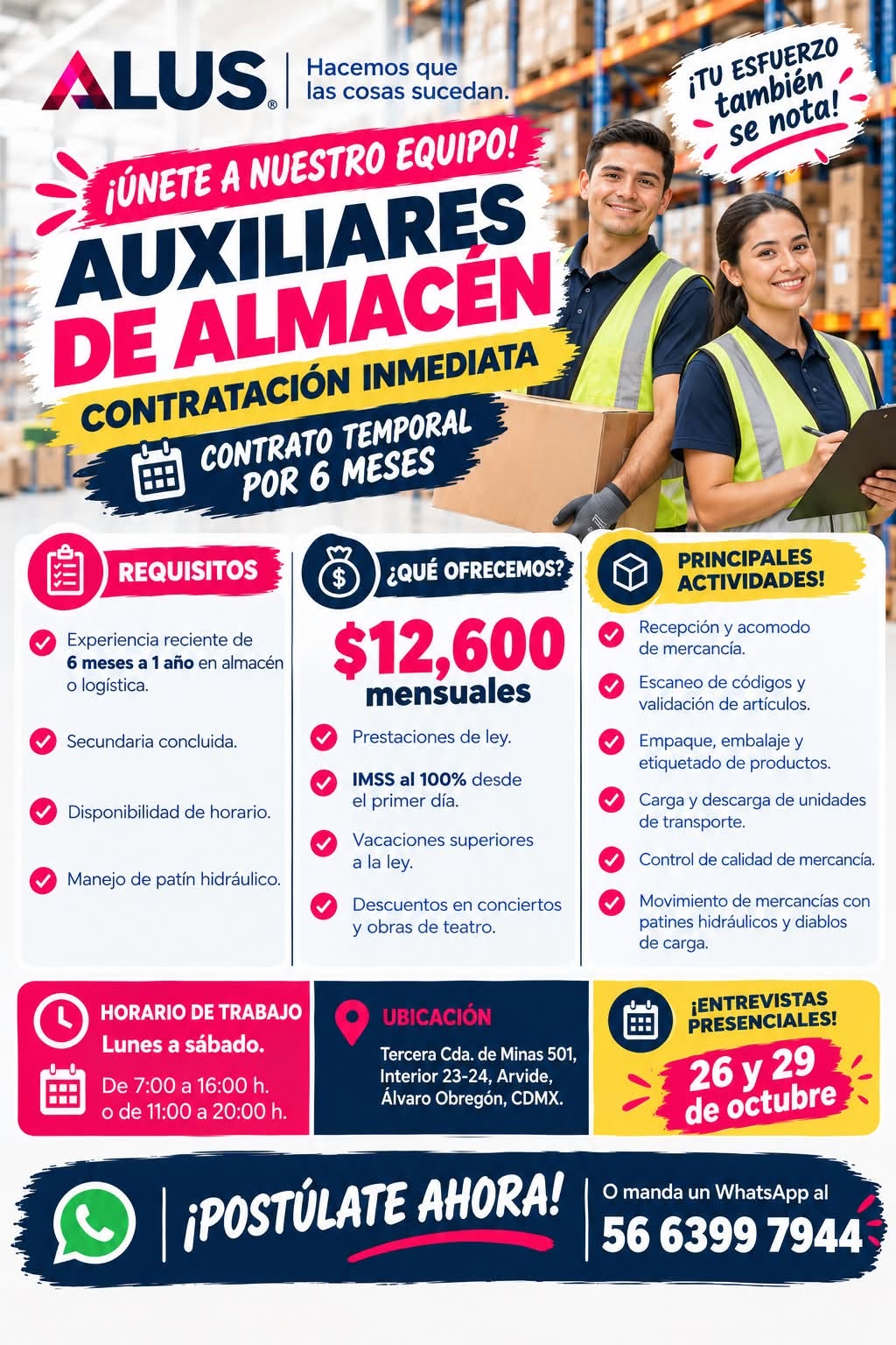 Vacante disponible
