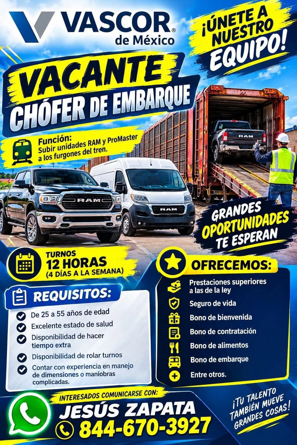 Chofer de Embarque