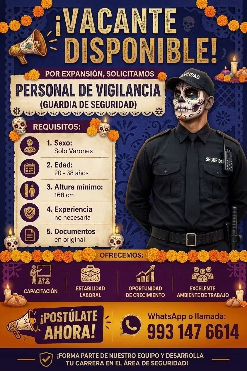 Vacante disponible