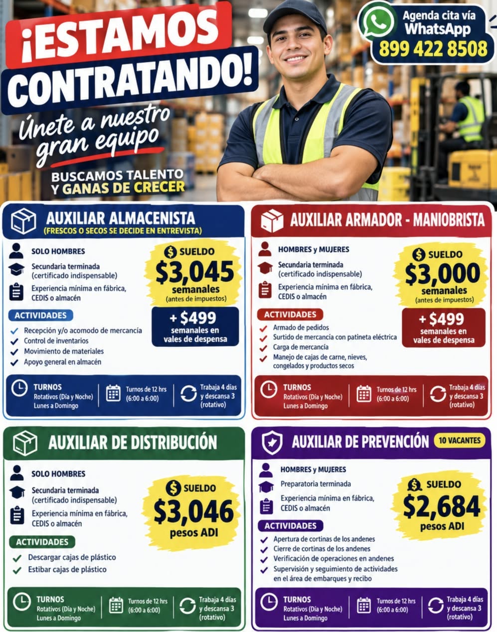 Vacante disponible