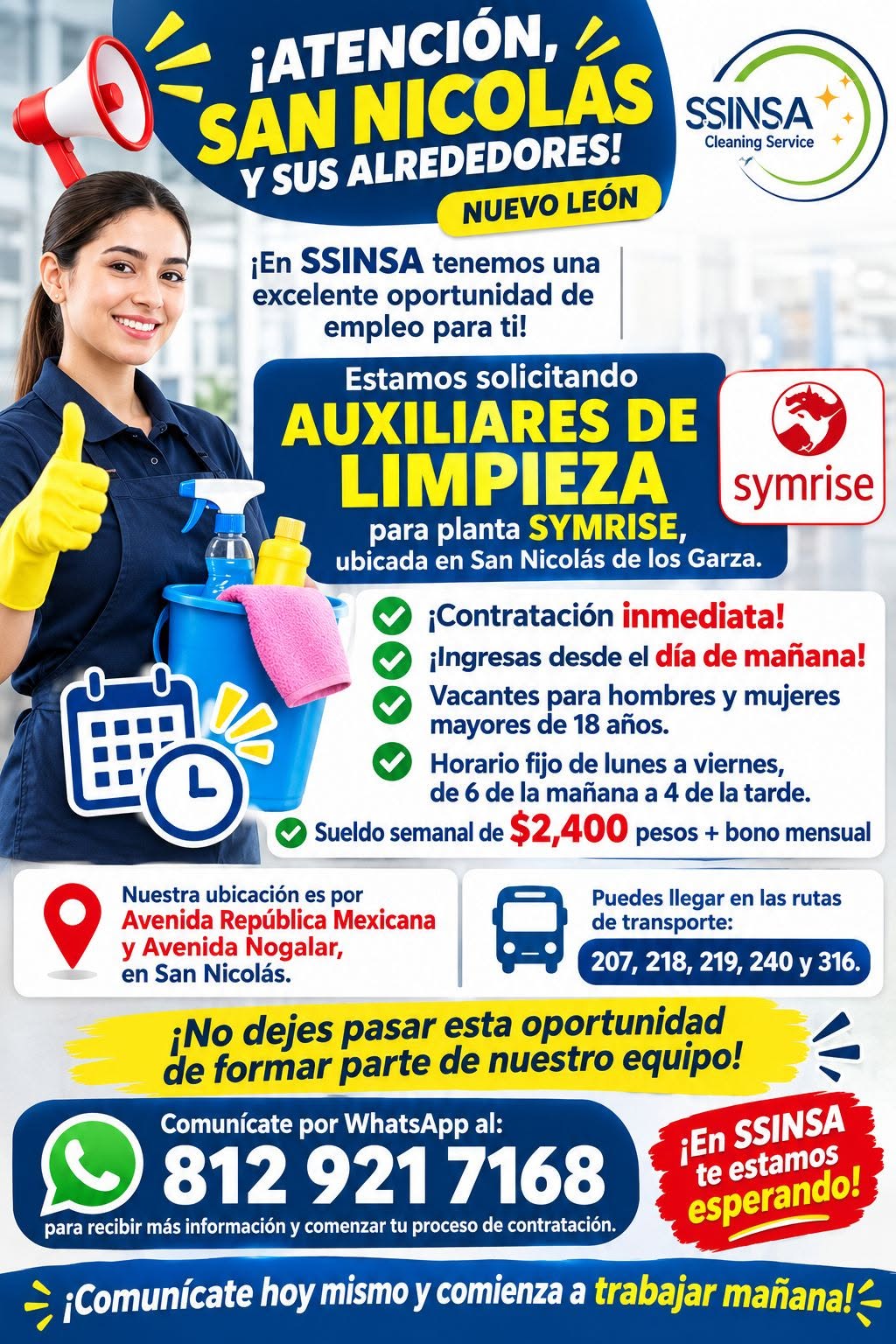 Vacante disponible