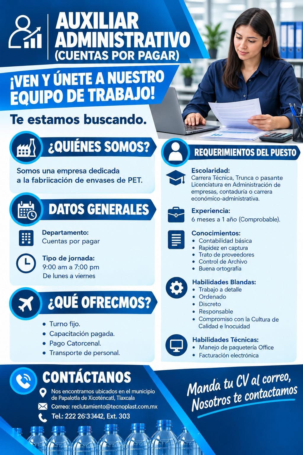 Auxiliar de Cuentas por Pagar